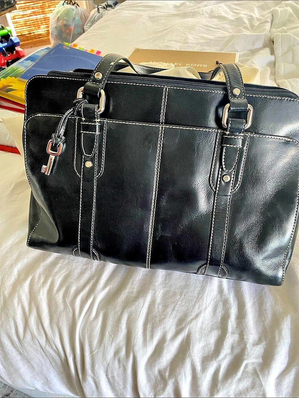 Fossil Black Tote Bag